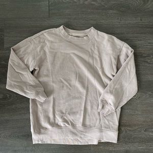 Aeries distressed sweater light pink